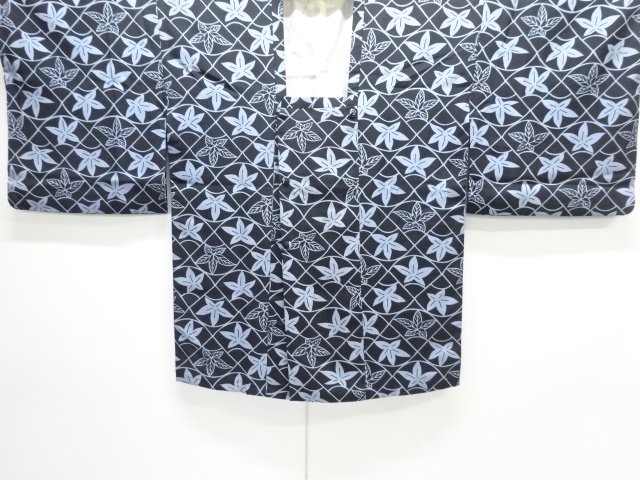 JAPANESE KIMONO / MAPLE PATTERN MICHIYUKI COAT